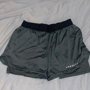 YoungLA Men’s Dark Gray Athletic Shorts size small